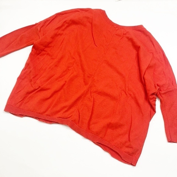 Old Navy bright orange knit sweater - Picture 2 of 4